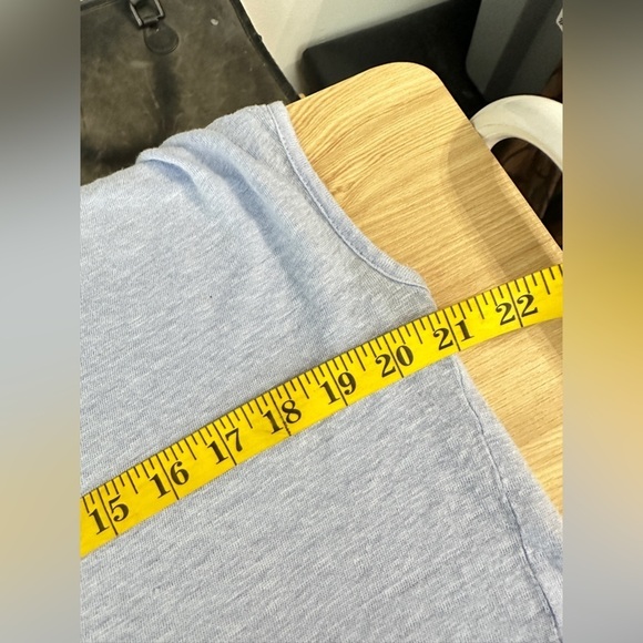 Joie Women’s 100% Linen Drop Shoulder Tee Top in Pastel Blue Sz Medium - Picture 9 of 11